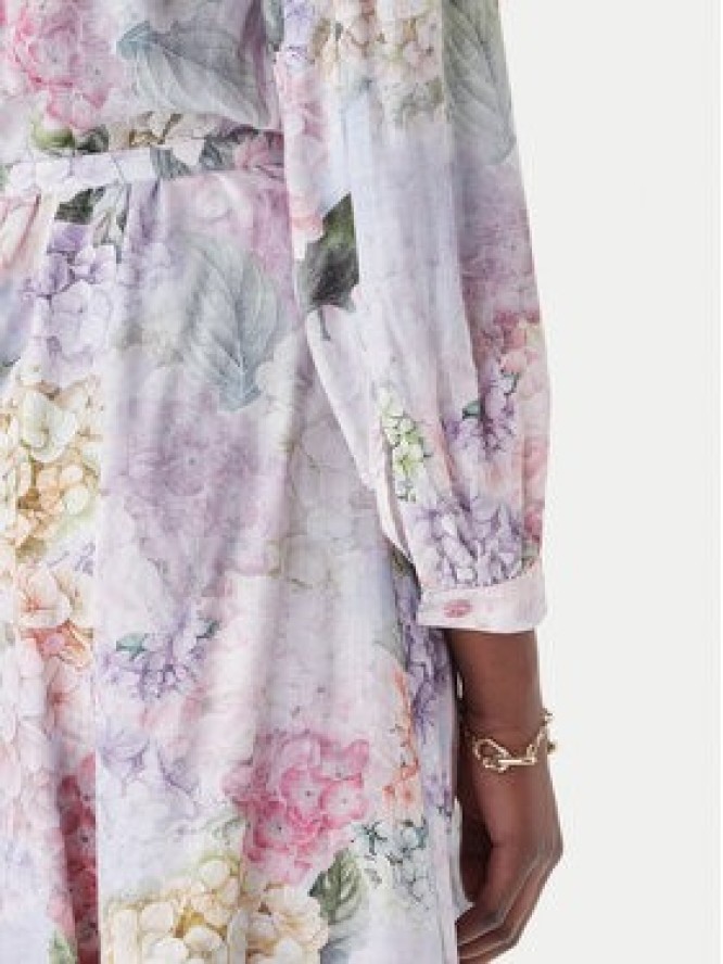 Rinascimento Sukienka koktajlowa CFC0127846003 Fioletowy jasny Regular Fit