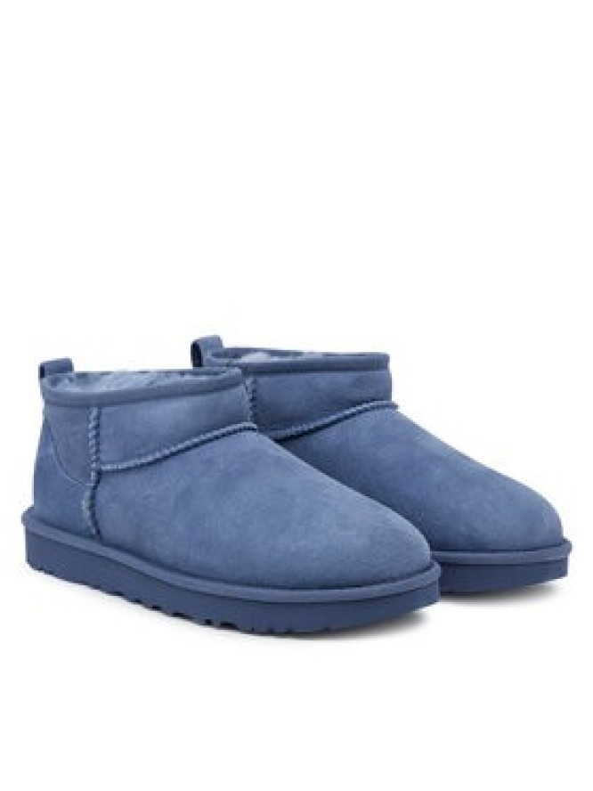 Ugg Śniegowce W Classic Ultra Mini 1116109 Niebieski