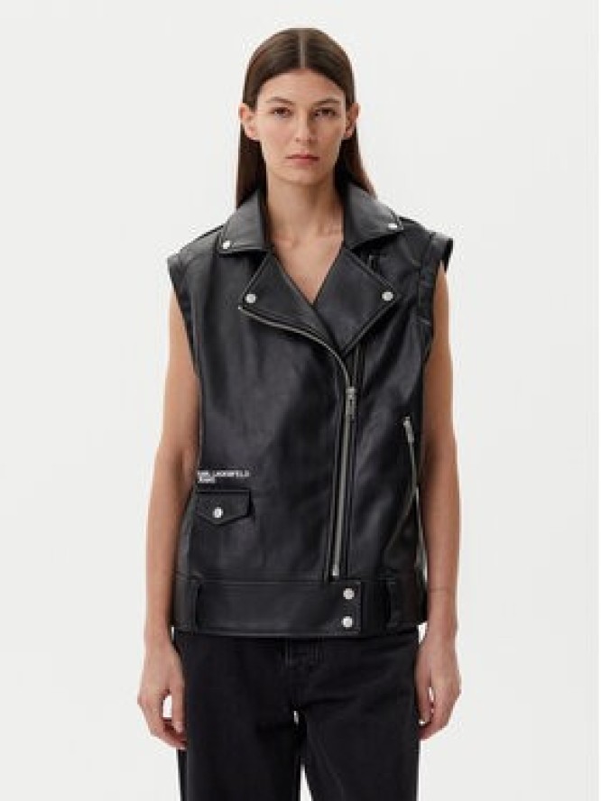 Karl Lagerfeld Jeans Kurtka przejściowa A1W15012 Czarny Regular Fit