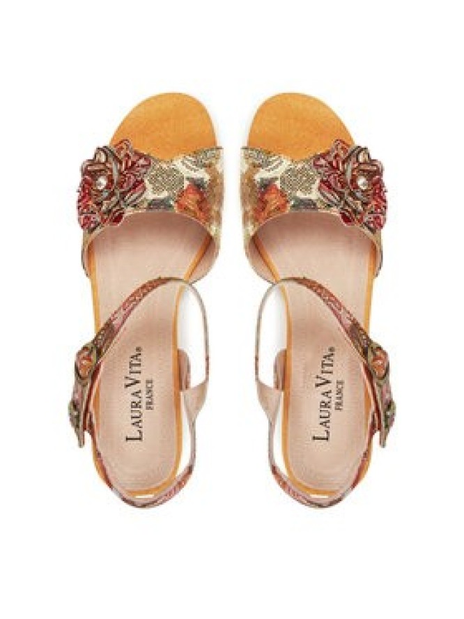 Laura Vita Sandały Lucieo 25 Pomarańczowy