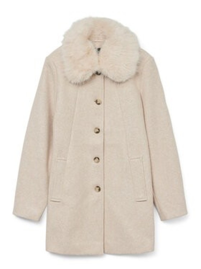 Vero Moda Płaszcz przejściowy Autumn 10331559 Beżowy Regular Fit