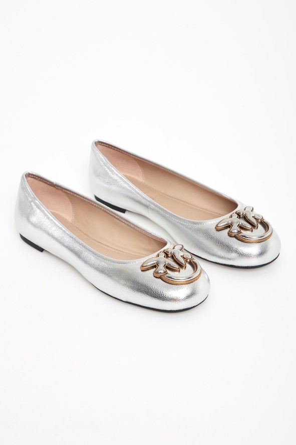 Baleriny skórzane PINKO