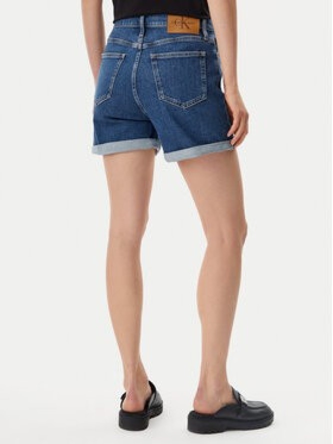 Calvin Klein Jeans Szorty jeansowe J20J225512 Granatowy Mom Fit