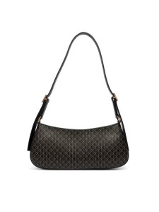 Calvin Klein Torebka Emblem Aop Small Shoulder Bag LV04F3324G Czarny