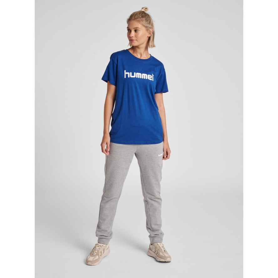 Koszulka sportowa z krótkim rękawem damska Hummel Cotton Logo