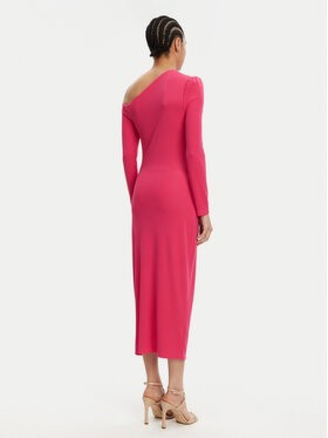 Rinascimento Sukienka koktajlowa CFC0122524003 Różowy Slim Fit