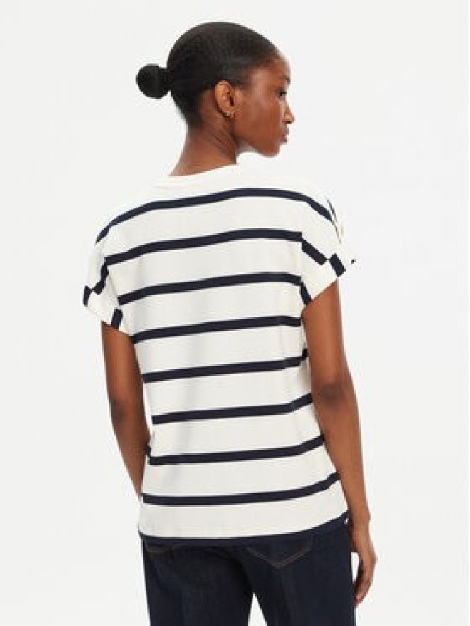 Tommy Hilfiger T-Shirt Gold Button WW0WW45628 Granatowy Regular Fit