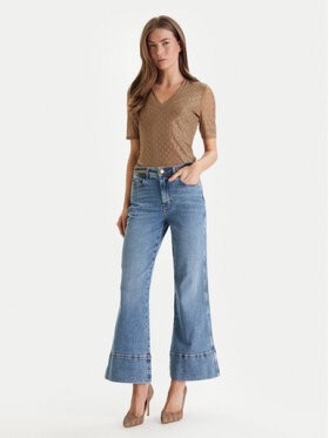 Marciano Guess T-Shirt 5RGP22 6311A Beżowy Regular Fit