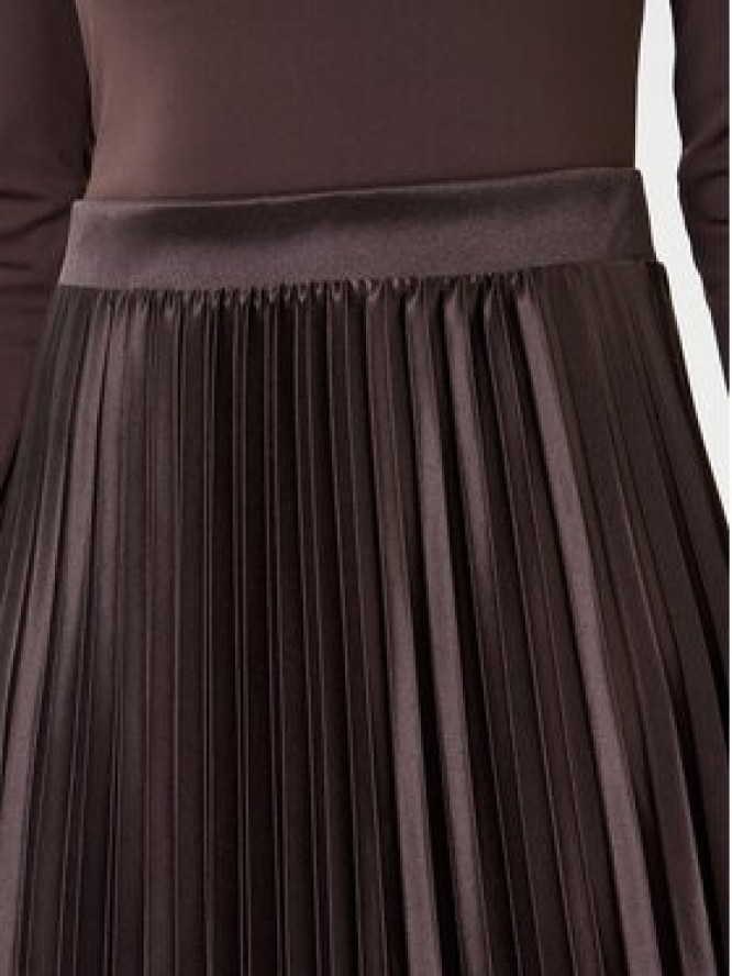 ONLY Spódnica plisowana Kolter 15356154 Brązowy Regular Fit
