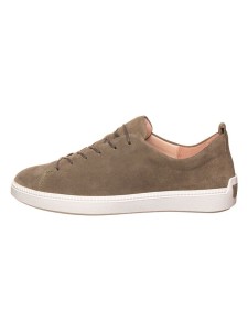 Think! Skórzane sneakersy w kolorze khaki rozmiar: 41,5