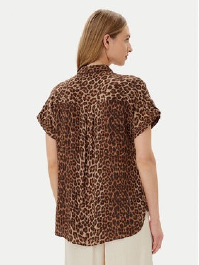 Vero Moda Koszula Bumpy 10331923 Brązowy Regular Fit