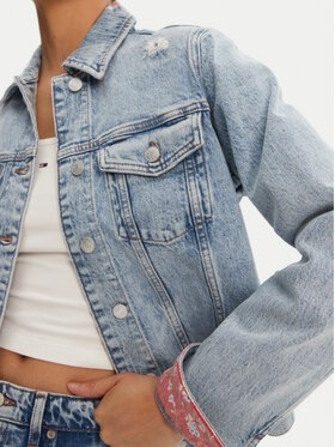 Tommy Jeans Kurtka jeansowa Classic DW0DW20116 Niebieski Regular Fit