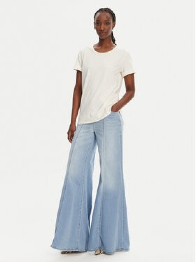 Liu Jo Sport T-Shirt TA5180 JS923 Biały Regular Fit