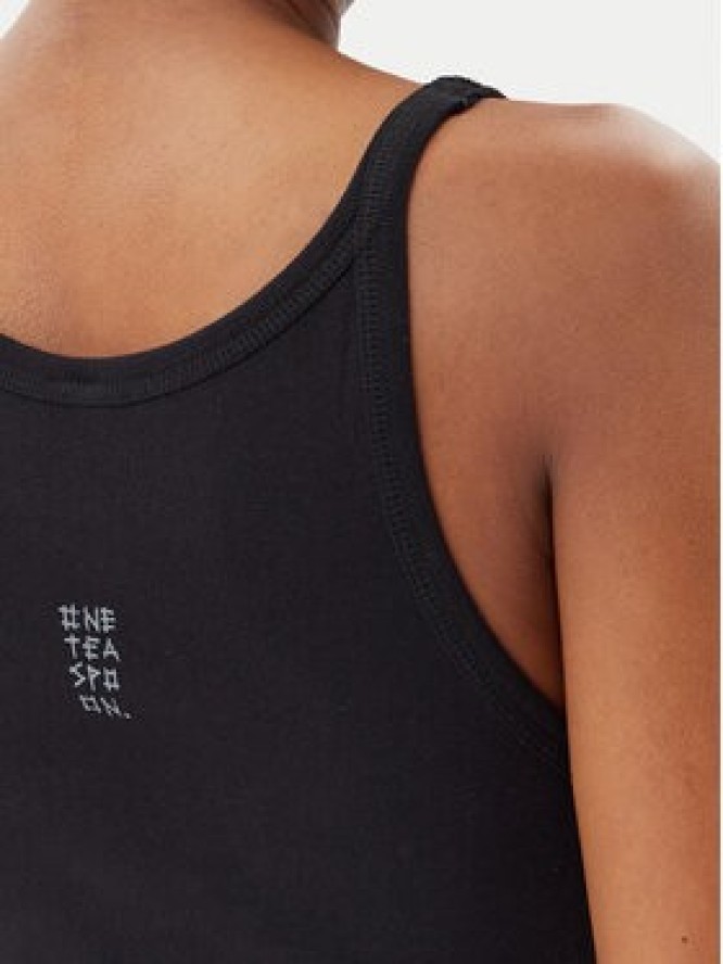 One Teaspoon Top Fine 26605 Czarny Slim Fit