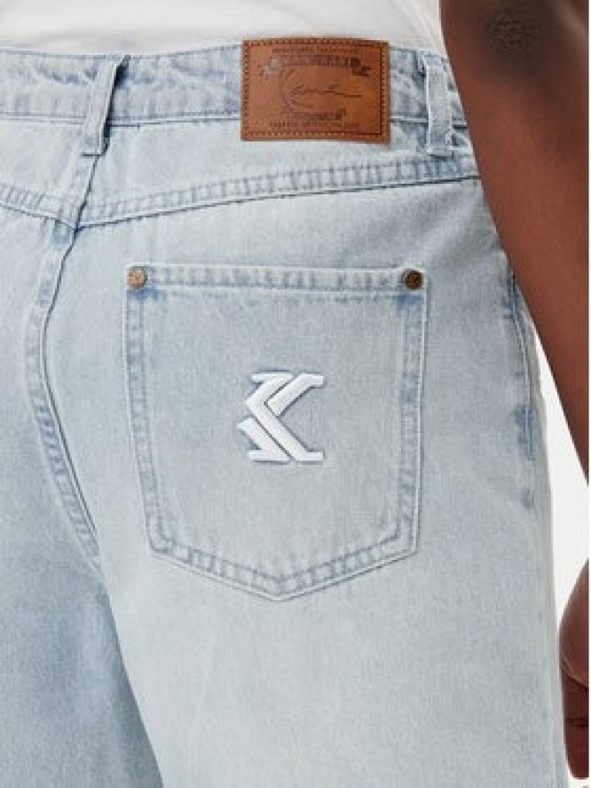 Karl Kani Szorty jeansowe Og Slit 6110098 Niebieski Relaxed Fit