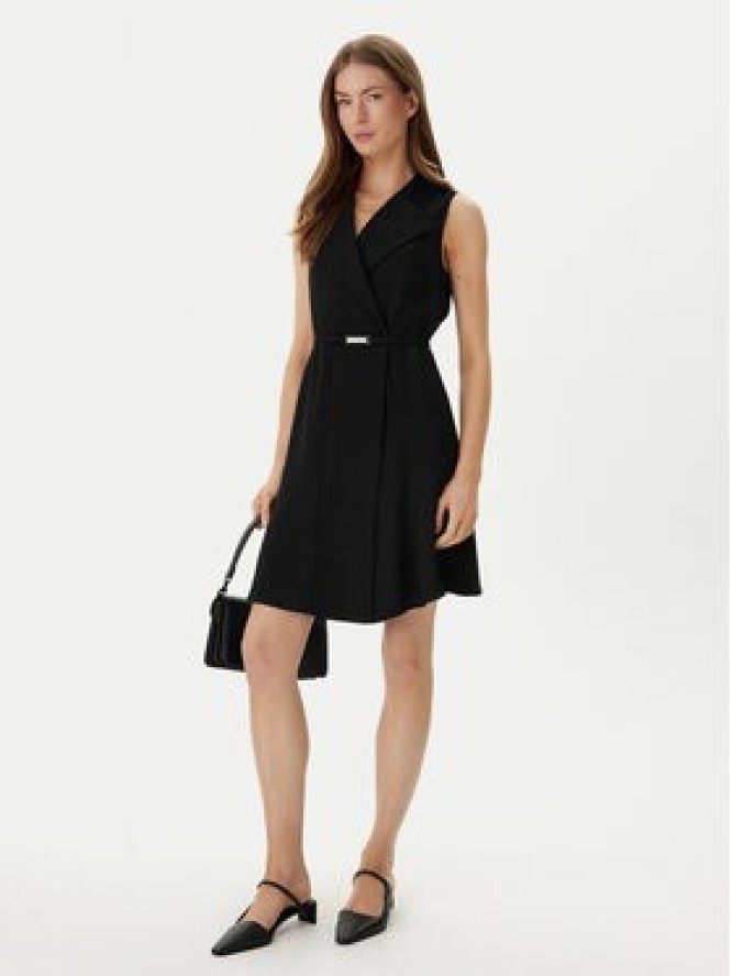 BOSS Sukienka koktajlowa Dimosa 50554224 Czarny Regular Fit