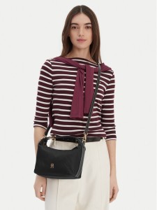 Tommy Hilfiger Torebka Th Go Crossover Nylon AW0AW18164 Czarny