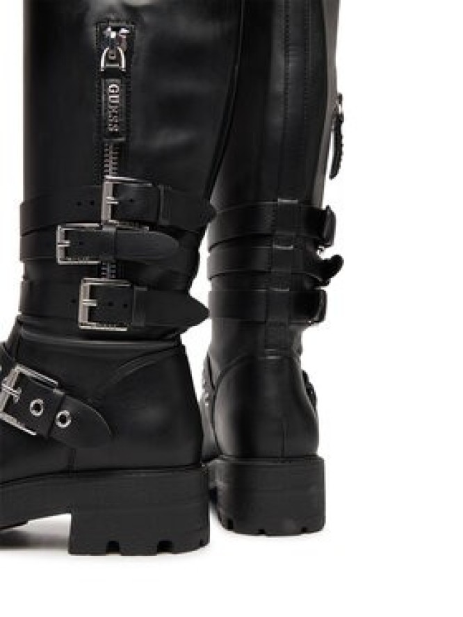 Guess Kozaki FLFYNK ELE11 Czarny