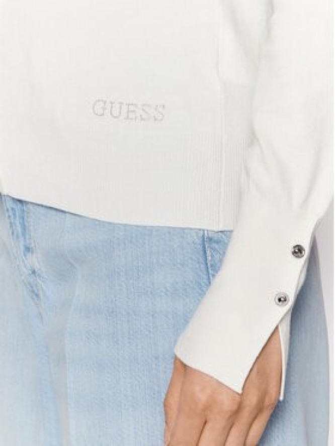 Guess Kardigan Zena W2YR33 Z2V62 Biały Regular Fit