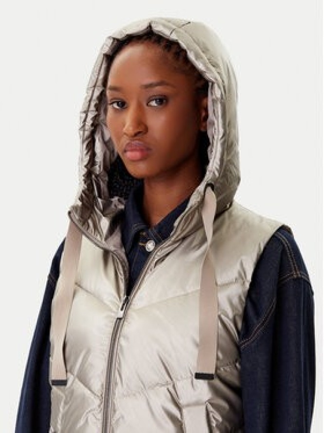 Morgan Bezrękawnik 252-GSOLIAM Beżowy Regular Fit