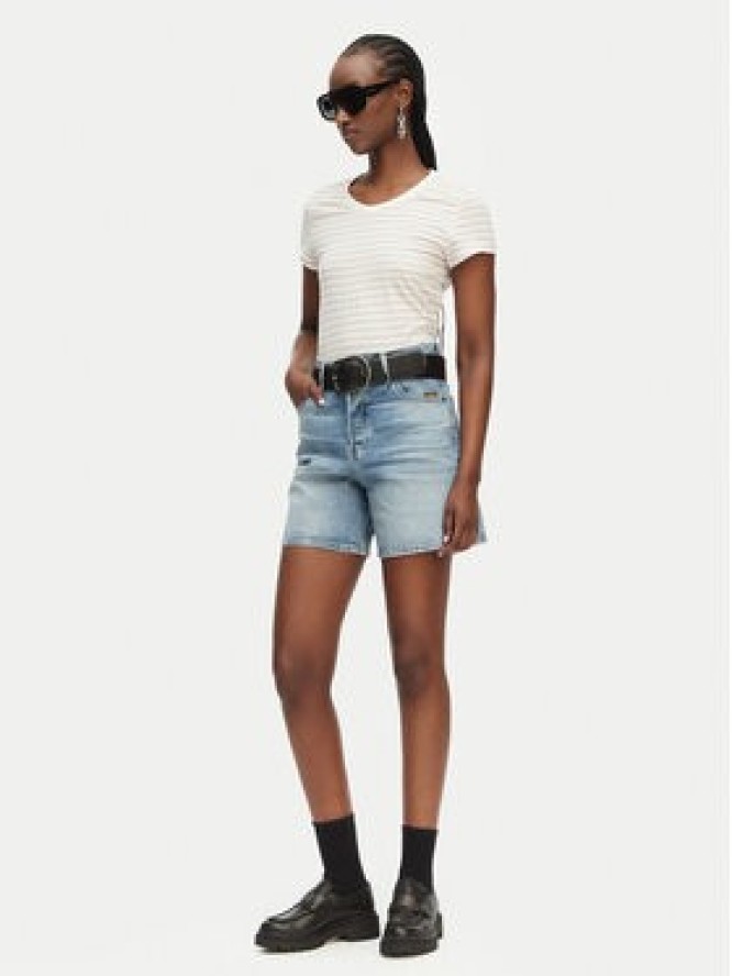 G-Star Raw Szorty jeansowe Clean Edge D28386-E205 Niebieski jasny Regular Fit
