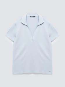 Koszulka damska polo z modalu niebieska Fremenka 400