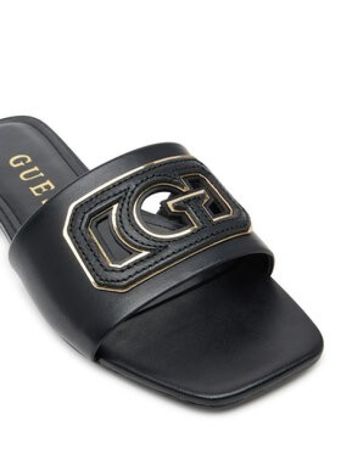 Guess Klapki FLJTAR LEA19 Czarny