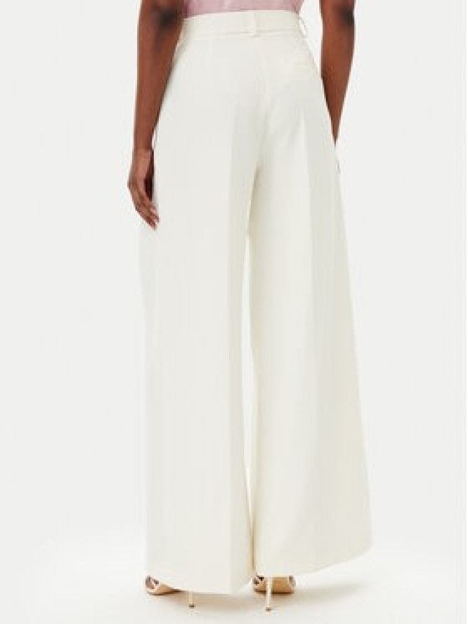 Maryley Spodnie materiałowe 25EB579/43VA Écru Regular Fit