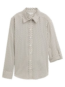 Tom Tailor Koszula w kolorze beżowo-antracytowo-białym rozmiar: 40