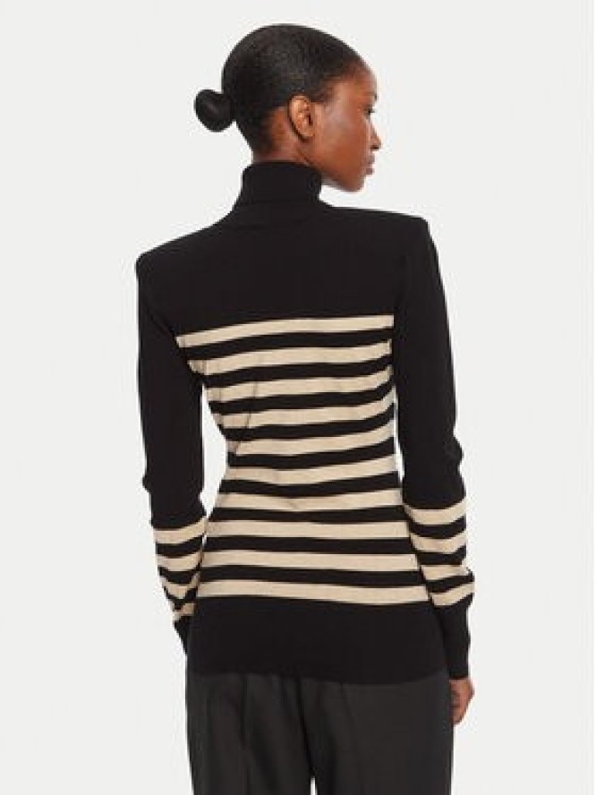 LOLA CASADEMUNT Golf LF2511008 Czarny Regular Fit