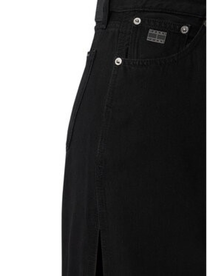 Tommy Jeans Spódnica jeansowa DW0DW22119 Czarny Regular Fit