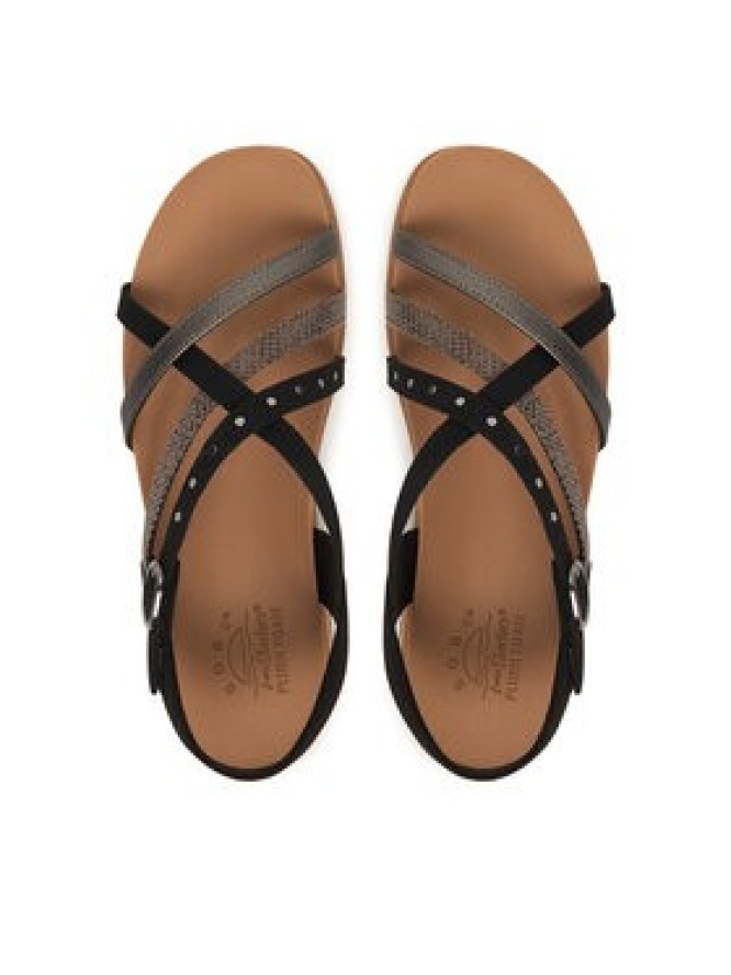 Skechers Sandały Desert Kiss Low 114713/BLK Czarny