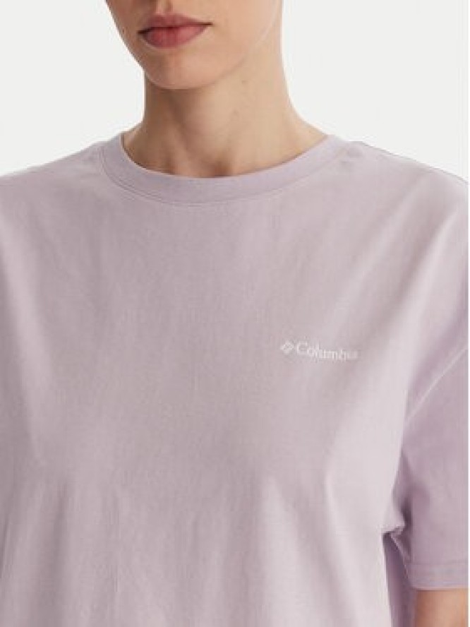 Columbia T-Shirt Rolling Bend™ 2120031 Fioletowy Oversize