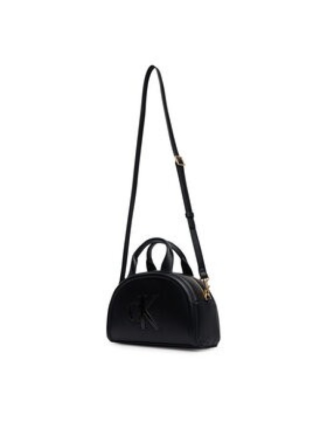 Calvin Klein Torebka Bold Ck Dome Crossbody LV04F3895G Czarny