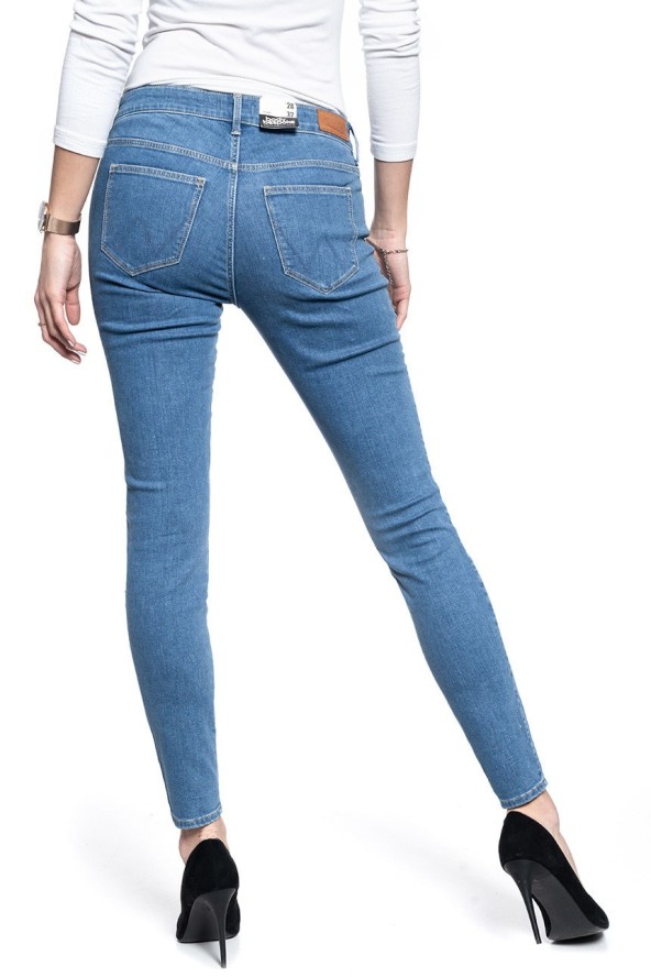 SPODNIE DMASKIE WRANGLER SKINNY LIGHT MY FIRE W28KJM78G 112128284