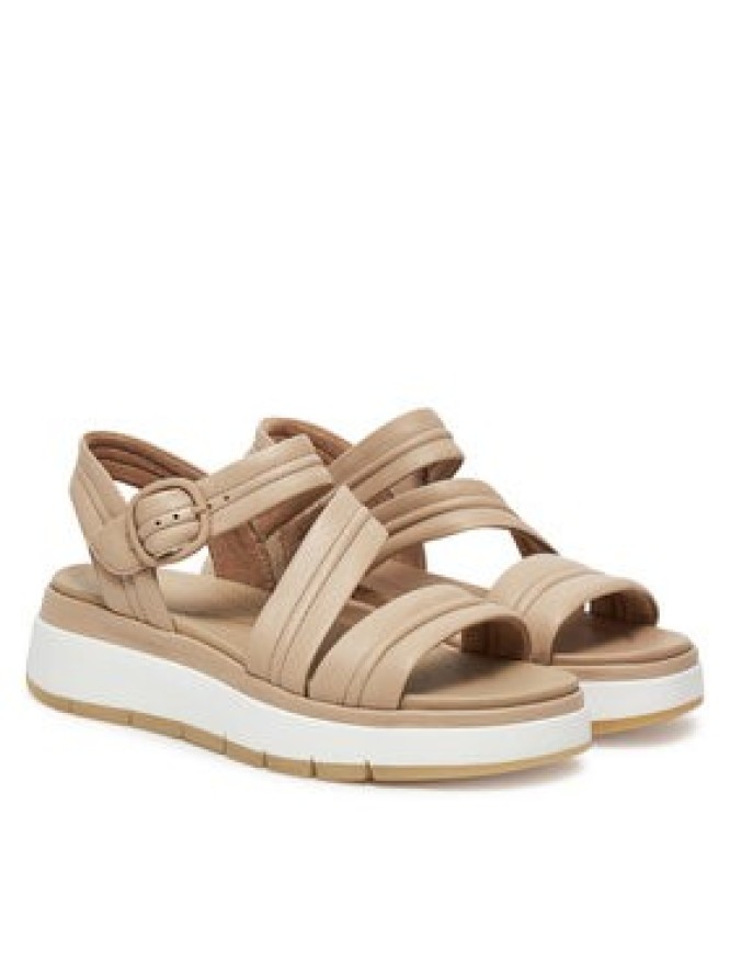 Clarks Sandały Tuscan Strap 26181475 Beżowy