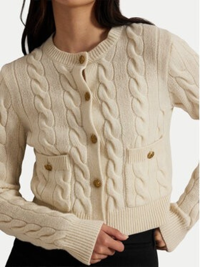 Polo Ralph Lauren Kardigan 211978312500 Écru Regular Fit