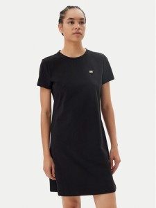 EA7 Emporio Armani Sukienka codzienna 7W000084 AF12484 UC001 Czarny Regular Fit