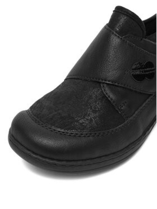 Rieker Półbuty 48954-00 Czarny