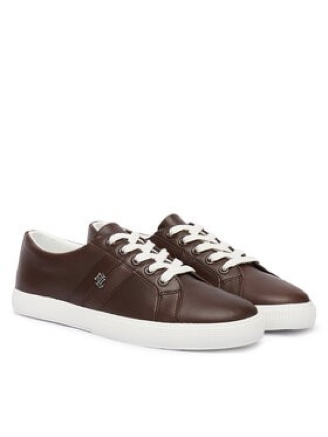 LAUREN RALPH LAUREN Sneakersy Janson II 802P02448001 Brązowy