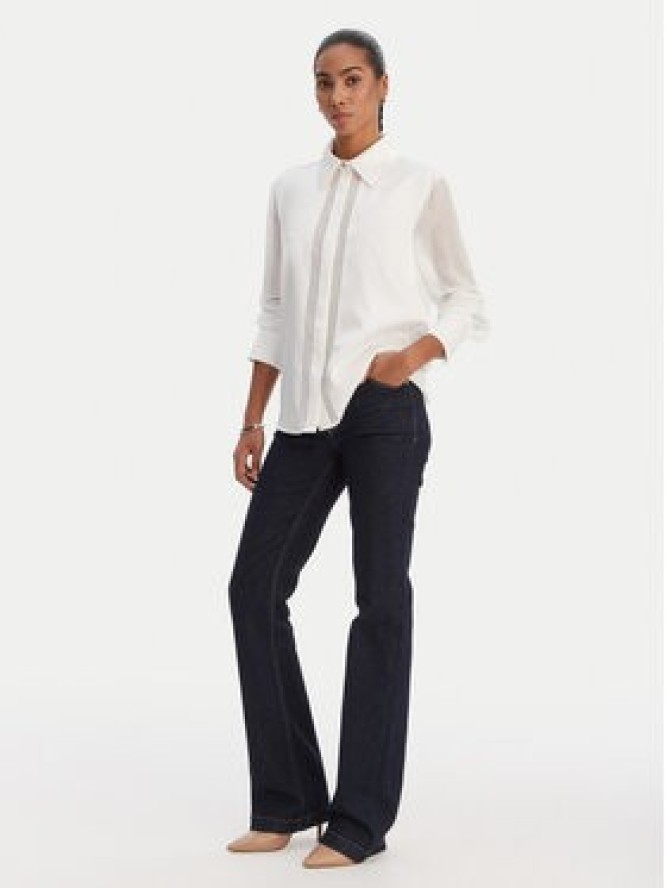 Fracomina Koszula FY26ST6041W41201 Écru Regular Fit