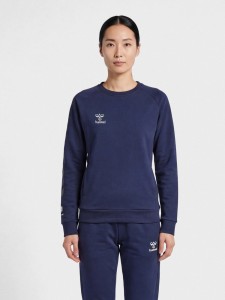 Damska bluza bawełniana Hummel Move Grid