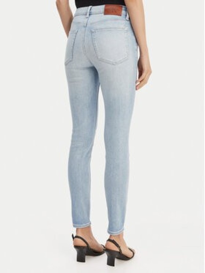 Calvin Klein Jeans Jeansy LV047F705G Błękitny Skinny Fit