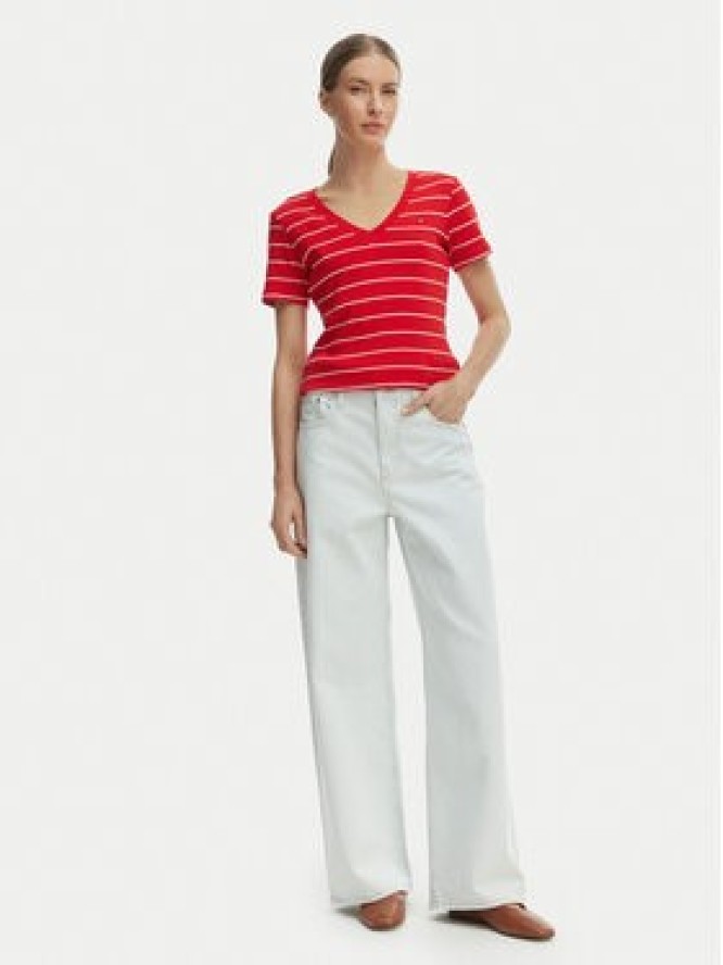 Tommy Hilfiger T-Shirt New Cody WW0WW40584 Czerwony Slim Fit