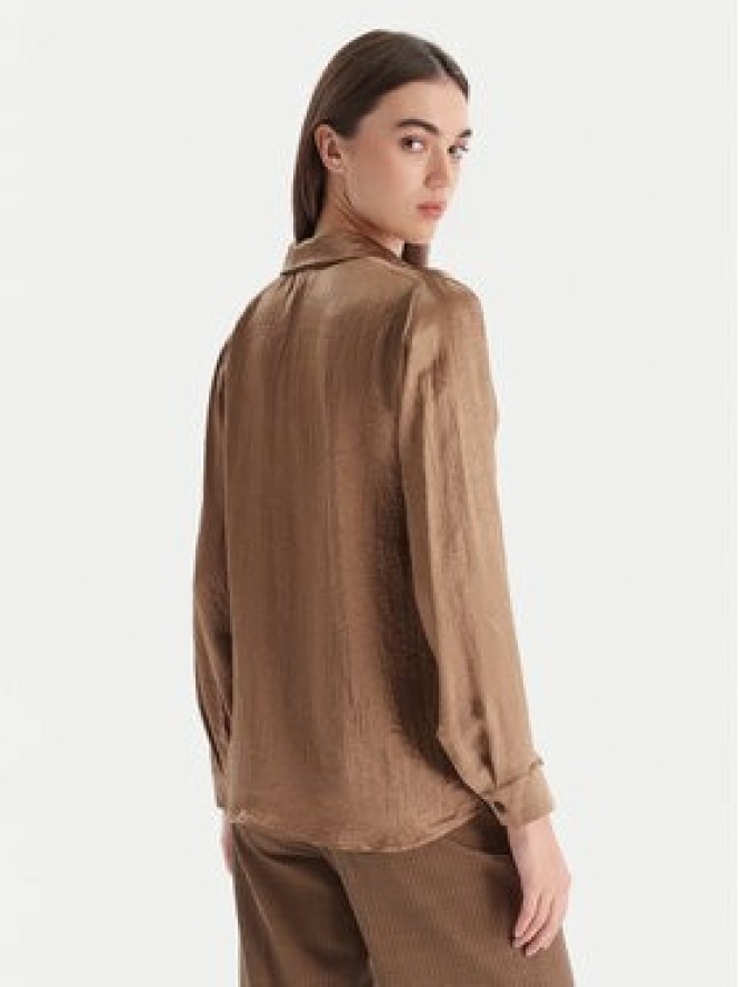 Marella Koszula Matita 2525116091 Beżowy Regular Fit