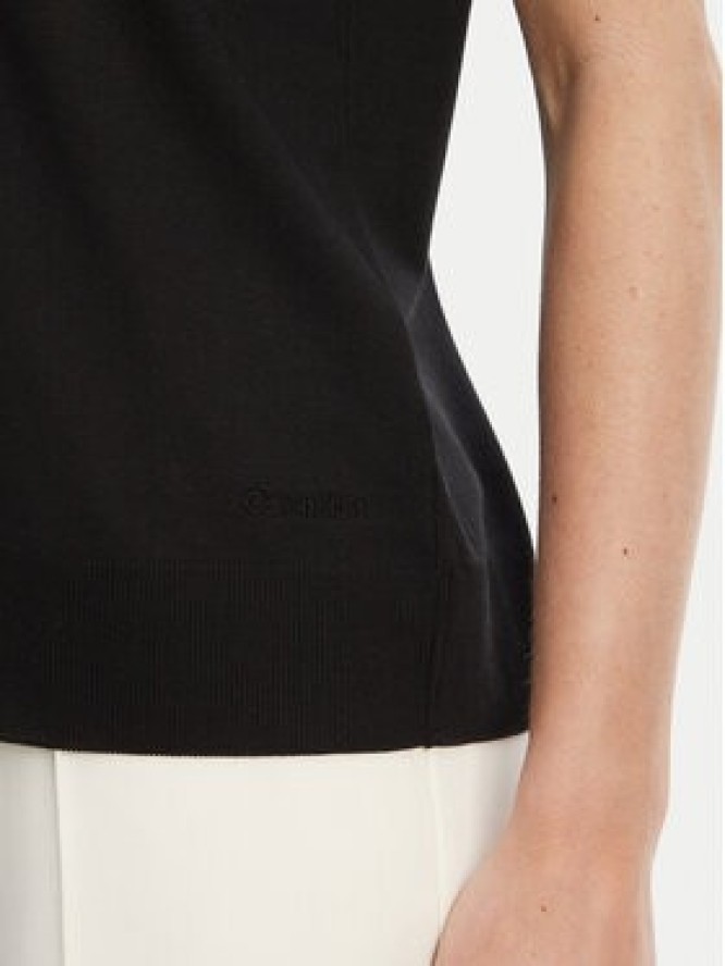 Calvin Klein T-Shirt LV044B206G Czarny Regular Fit