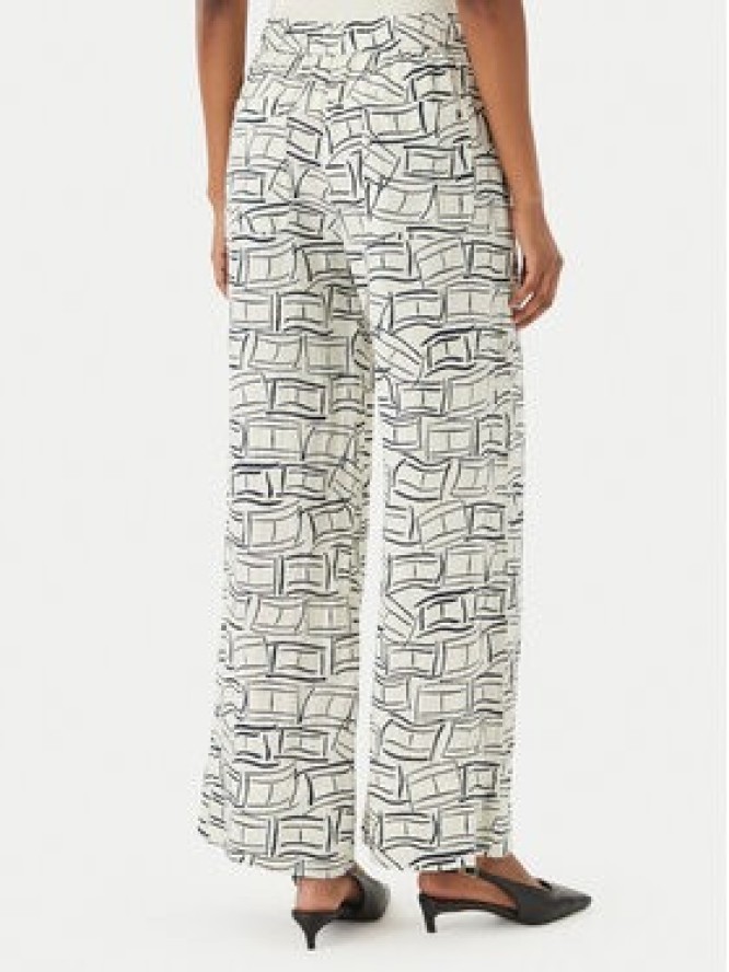 Tommy Hilfiger Spodnie materiałowe WW0WW48970 Beżowy jasny Wide Leg