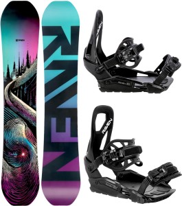 Zestaw Snowboard Raven Dahlia + Wiązania Raven S230