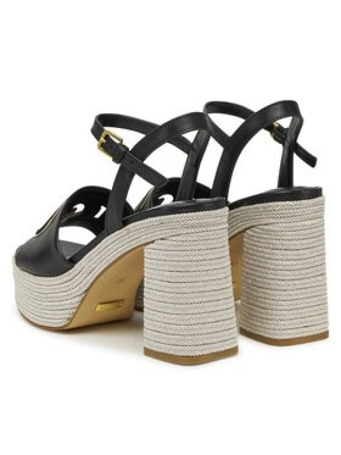 Guess Espadryle FLJFML LEA03 Czarny