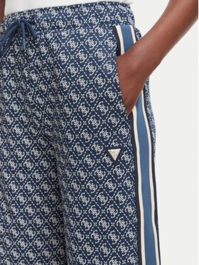 Guess Spodnie dresowe V6YB27 K5181 Granatowy Relaxed Fit